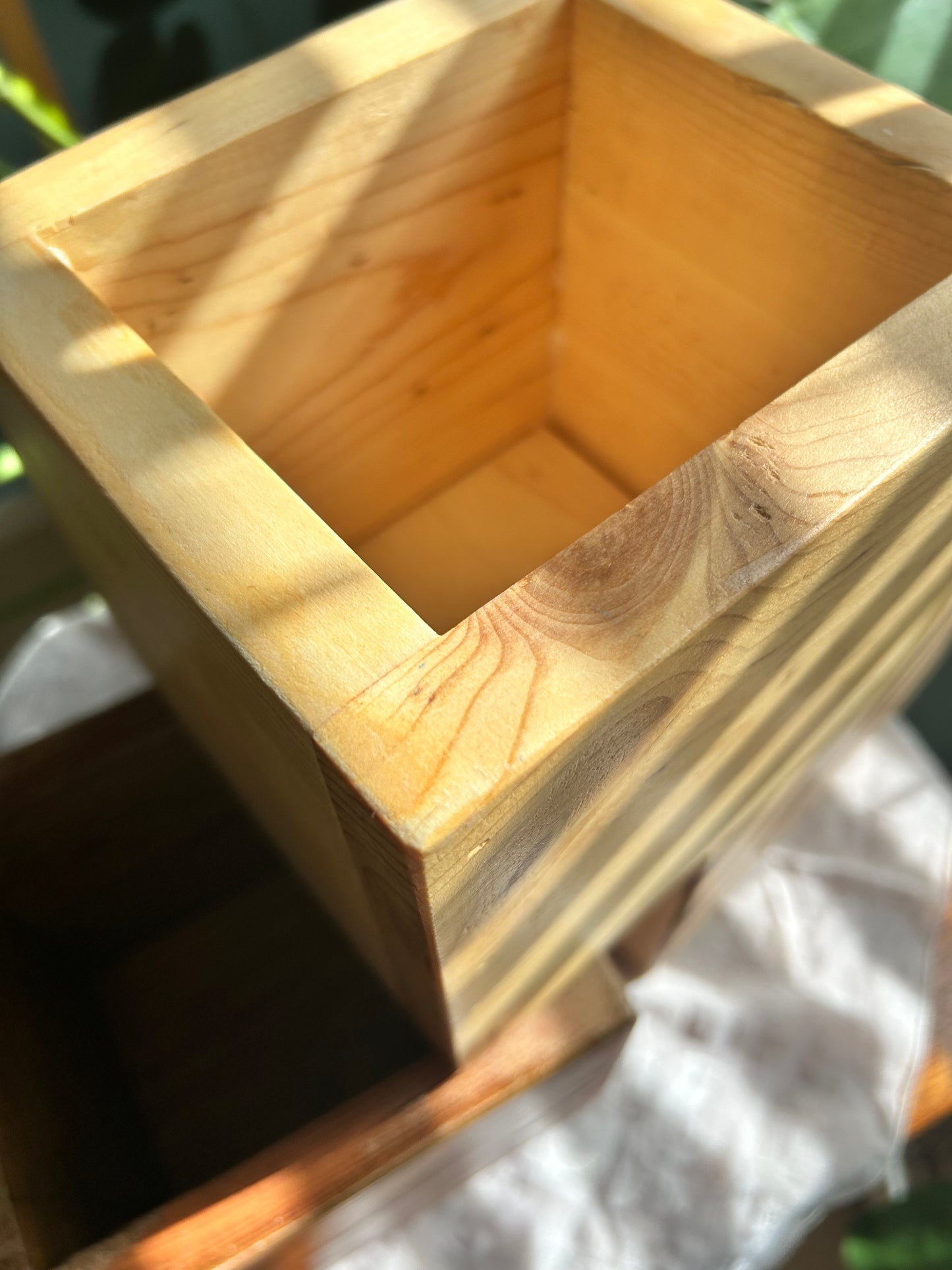 Natural Pine Planter